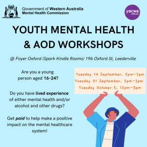 YOUTH MENTAL HEALTH & AOD WORKSHOPS